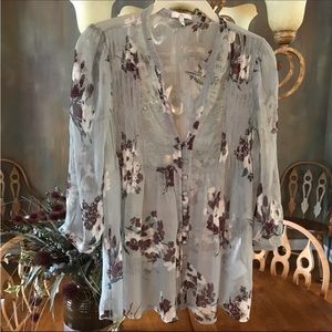 Joie Sheer Silk Top